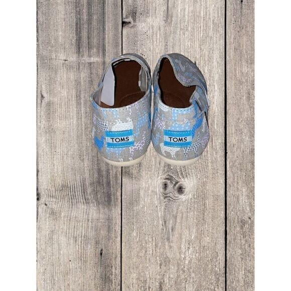 Toms Women's Redondo Slip On Grey Llama Print Canvas Shoes Size 9 New - Picture 5 of 9